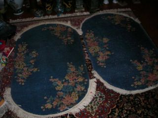 Antique Shabby Chic Chinese Art Deco Rugs 31x53