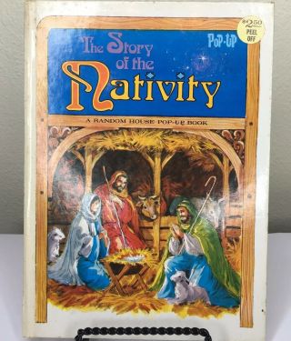 1970s Pop - Up Book Story Of The Nativity Vintage Christmas Picture Book