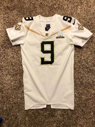 Drew Brees Game Issued Jersey 2016 Pro Bowl Team Rice Saints Not Game Worn