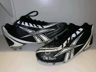 Zack Bowman Autographed Signed Auto Game Worn Cleats Chicago Bears
