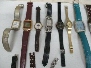 48 VINTAGE WOMENS WATCHES MIXED BRANDS PARTS REPAIR WATCHES LADIES WATCHES & BAN 3