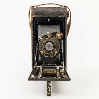 Vintage Kodak No.  1 - A Autographic Folding Film Camera With Leather Strap