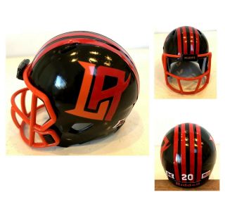 Custom For 2020 Xfl Los Angeles Wildcats 2 " Pocket Pro Football Helmet