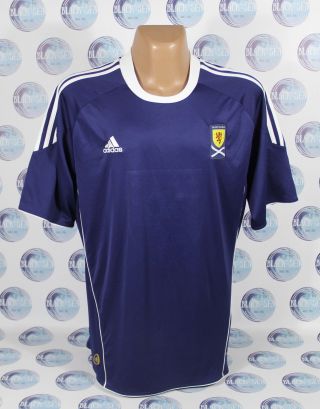 Scotland National Team 2010 2011 Home Football Soccer Shirt Jersey Adidas Xl