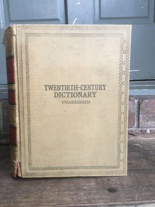 Vintage Webster’s Twentieth Century Unabridged Dictionary 1937