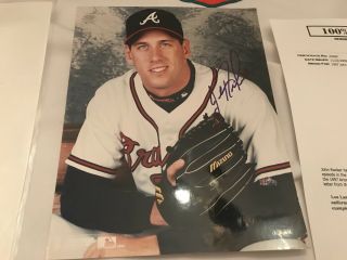 John Rocker Atlanta Braves Game Signed Rookie Year Jersey And Photo MLB 3