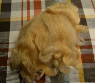 Antique/vintage 12 - 13 " Mohair Doll Wig For Antique French / German Bisque Doll