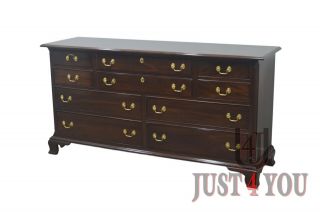 Stickley Solid Mahogany Chippendale Chest Of Drawers Dresser