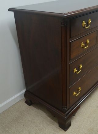 Stickley Solid Mahogany Chippendale Chest of Drawers Dresser 3