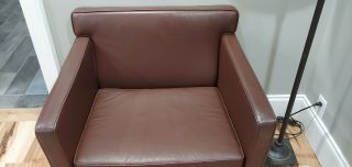Ludwig Mies Van Der Rohe Krefeld leather lounge chair by Knoll Studios 2