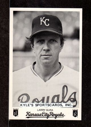 1984 Larry Gura Kansas City Royals Unsigned 3 - 1/4 X 5 Team Issue Photo Card 5