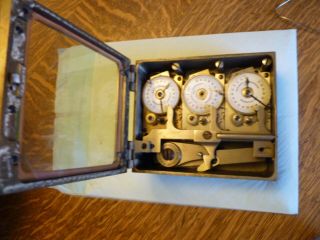 Antique Sargent And Greenleaf Bank Vault Timelock Clock H474