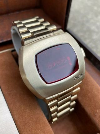 Vintage Pulsar P2 Led Watch 14kt Gold Filled