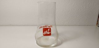 7 - Up The Uncola Glass - 1970 ' s Upside Down Glass Vintage Seven Up Advertising 2