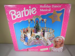 Mr Christmas 1997 Barbie Holiday Dance Musical Plays 30 Songs