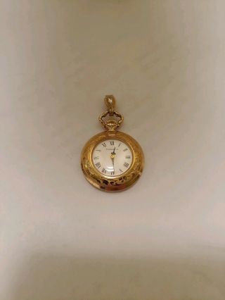 Swiss Made Caravelle Mechanical Wind Up Vintage Pocket Watch - Small