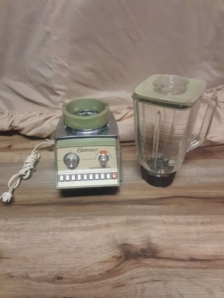 Vintage Osterizer Cyclomatic Green And Chrome