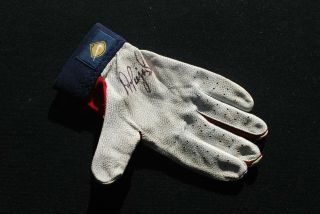 C 2001 Rookie Albert Pujols Sl Cardinals Signed Game Nike Batting Glove