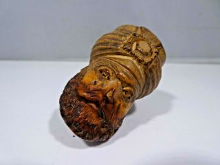 Antique Meerschaum Figural Pipe Of A Sultan With Turban