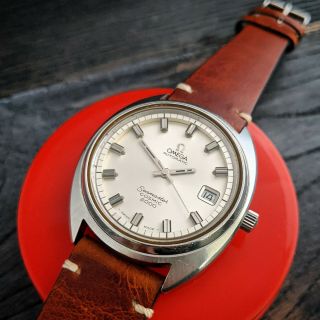 Jumbo Vintage Omega Seamaster Cosmic 2000 Auto Gents Wristwatch Cal 1012 C.  1972