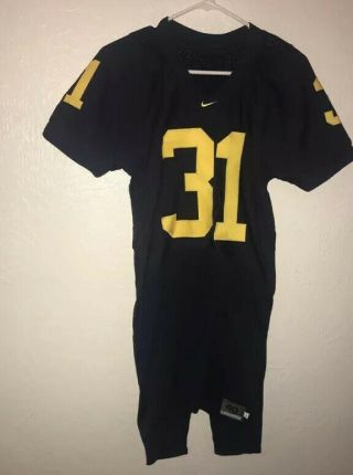 Game Worn Meyers Nike Michigan Wolverines Home Game Worn Football Jersey Size 40