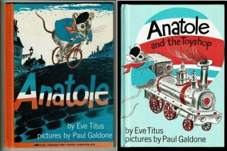 Anatole And Anatole And The Toyshop Vintage Books By Eve Titus And Paul Galdone