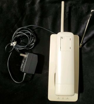 Vintage Sony SPP - 57 Cordless Telephone 2 Channel Beige w/ Cord 3
