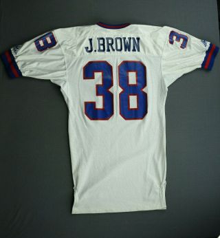 1994 J.  Brown York Giants Game Issued Apex Jersey Size 46 Not Worn 3