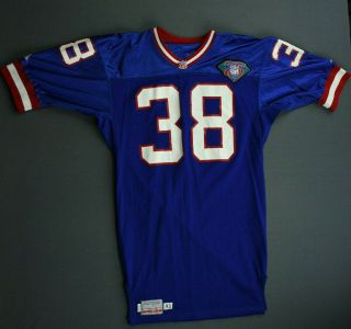1994 J.  Brown York Giants Game Issued Apex Jersey Size 44 Not Worn