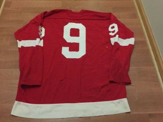 70s Vintage Detroit Red Wings Style Durene Hockey Jersey Rawlings Howe Broncos