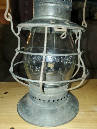 Antique York Central Dietz No.  6 Railroad Lantern