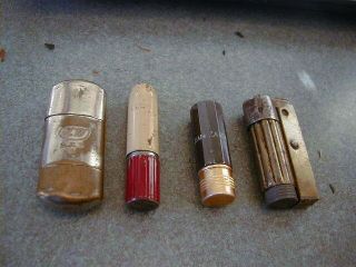 Intact Old Lighters Kw Germany - Weston Ring Wick - Jean Zabeth - Imco Light Up