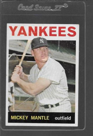 1964 Topps 50 Mickey Mantle Yankees Ungraded Card