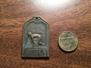 1920’s Track Medal - 440 Yard Dash - Pottawatomie County Annual Meet,  Kansas