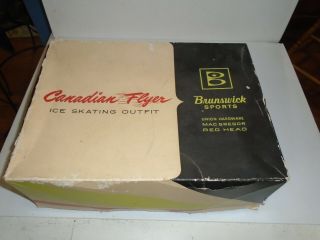 Vintage Canadian Flyer Black Leather Men 
