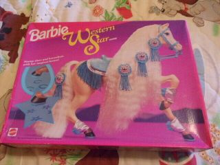 Mattel Barbie Western Star Horse 1993,  Nrfb