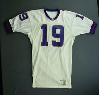 1990 J.  Smith York Giants Game Issued Jersey Size 44 Not Worn