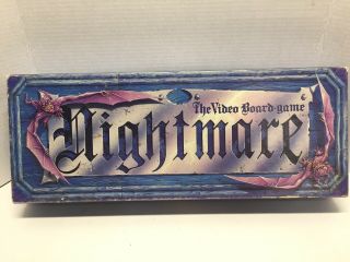 Vintage 1991 The Video Board Game Nightmare 99 Complete
