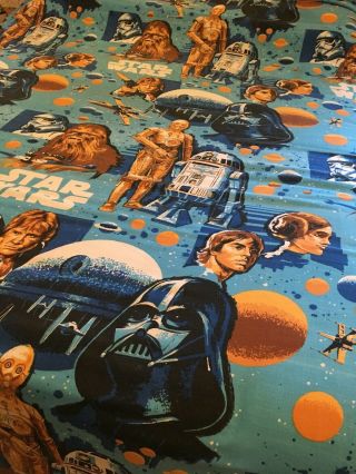 Vintage Star Wars Bedding Twin Bed Top Blanket Bedspread