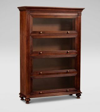 Ethan Allen British Classics Barrister Book Case Display Cabinet (2 Available)