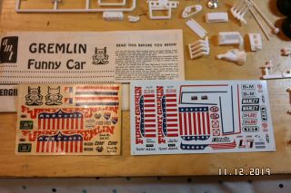 Gremlin funny car model kit AMT 2