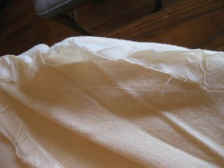 Vintage Faribo 100 Pure Wool Off White / Beige Blanket 3