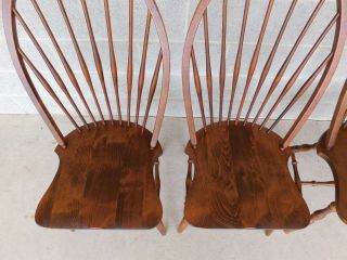 HABERSHAM Set of 4 Hoop Back Windsor Style Side Chairs 3