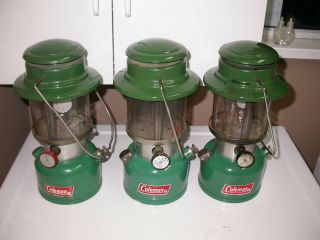 3 Vintage Coleman 335 Lanterns Canada