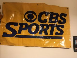 Cbs Sports Vinyl Banner (48 X 30) From Pga Tour Actual Cbs Banner From Colonial