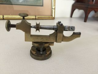 Antique Miniature Drillpress Lathe Watchmaker Jeweler Dollhouse
