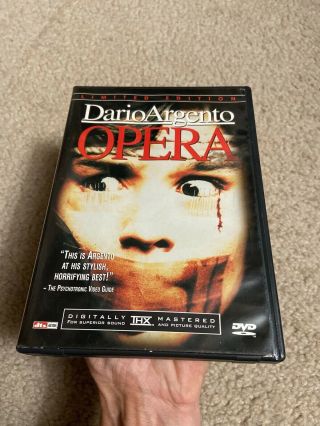 Dario Argento’s Opera (2 - Disc - Set) (dvd & Cd) Vintage Horror Limited Ed Oop