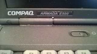 Vintage Compaq Armada E500 DVD Floppy disk as VINATAGE 3