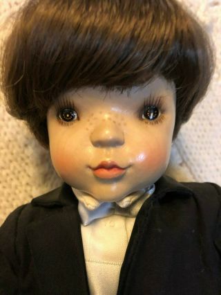 Vintage Anri Italy - Srah Kay 14 " Hand Hraved - Groom Jointed 235/750