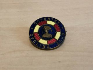 Vintage Coventry Cycling Club Enamel Badge